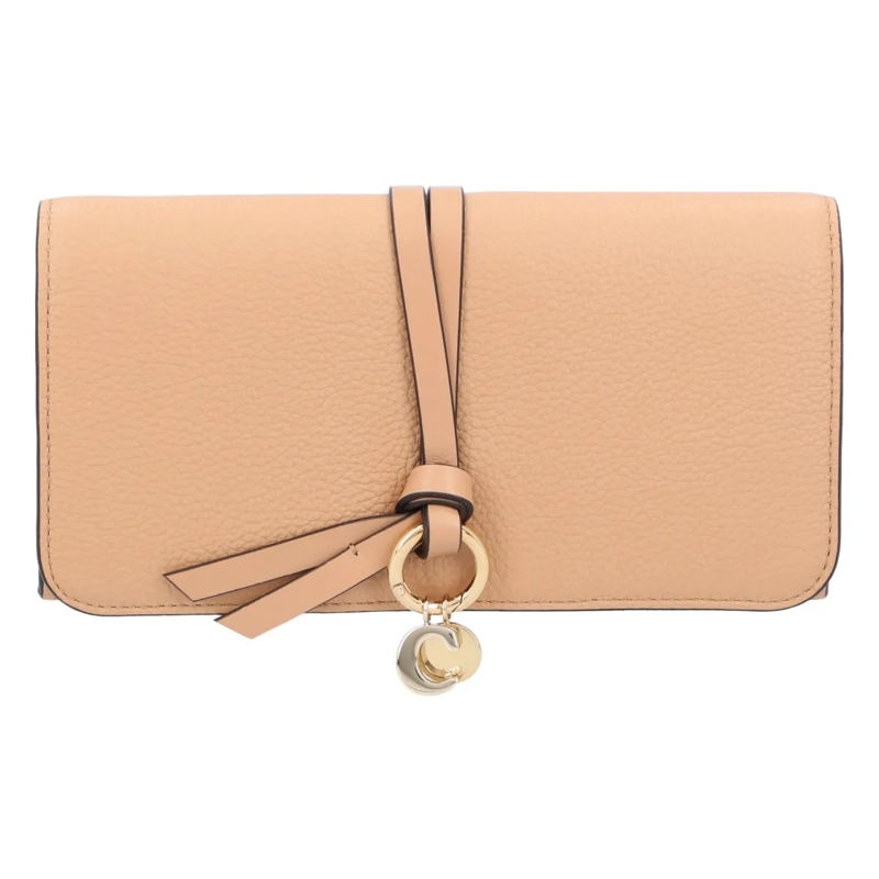 Chloé Geldbörse Bifold Long Wallet Beige Brown