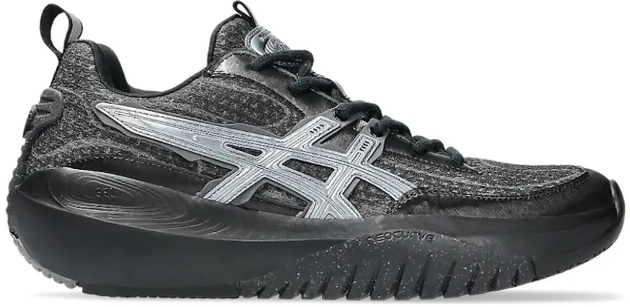 Asics Low-Top Sneaker - ASICS Neocurve Black Pure Silver - Gr. 37,5 (EU) - in Schwarz - für Herren