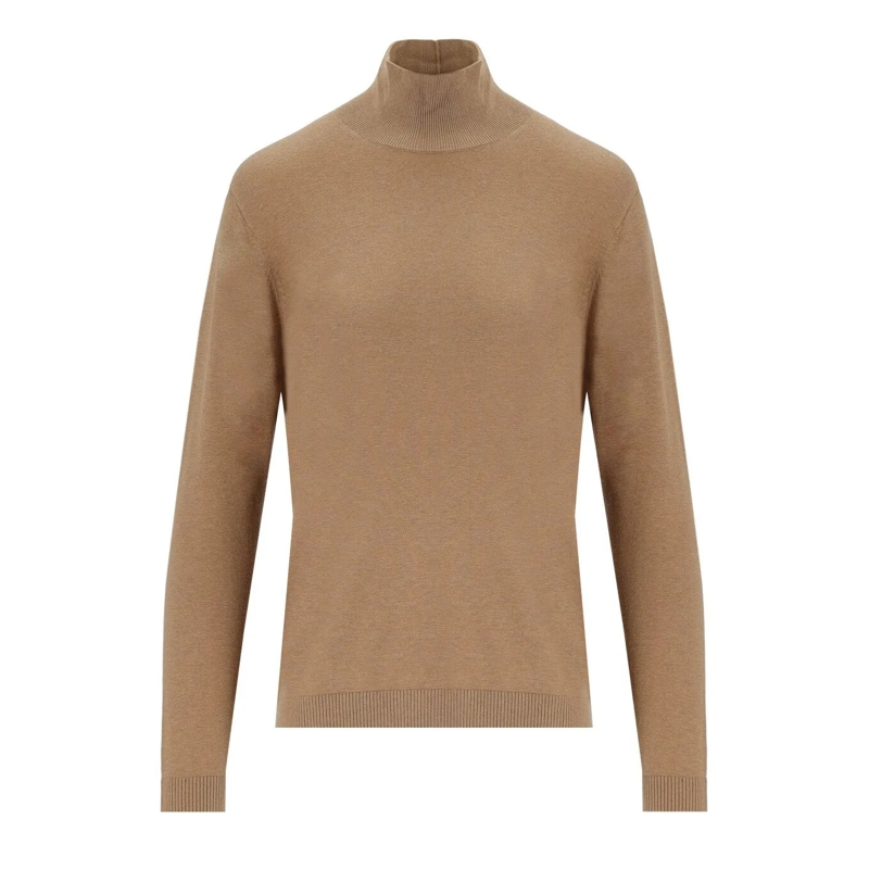 Max Mara Rollkragenpullover Kiku Camel Turtleneck Sweater Neutrals