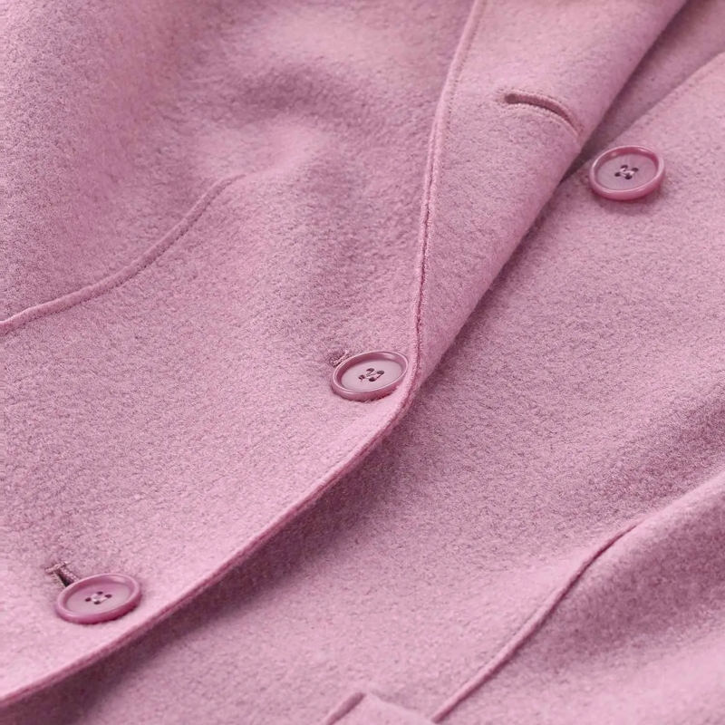 Rosso35 Blazer Jacke aus Wolle pink(Image 3)