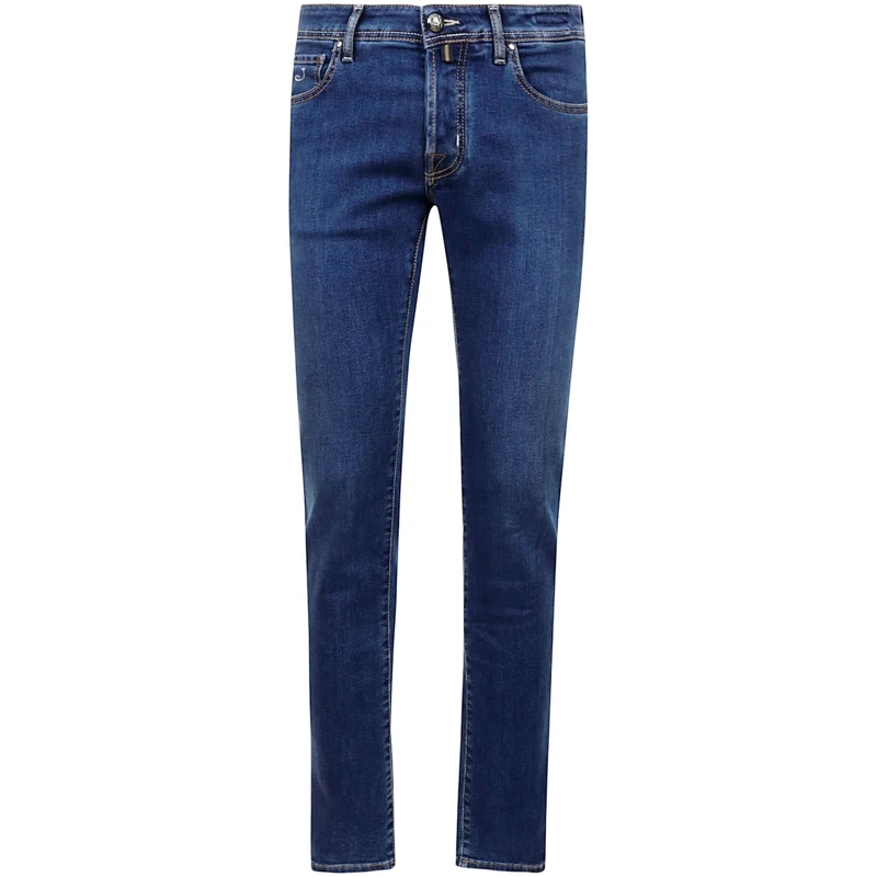Jacob Cohen Jeans mit geradem Bein Trousers M Blu blau