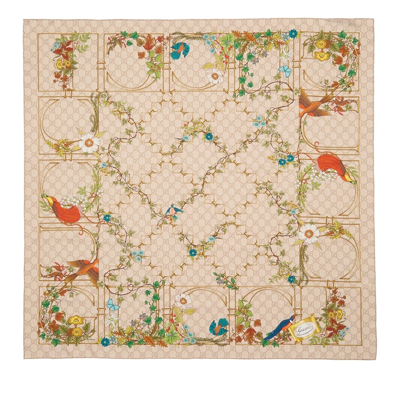 Gucci Halsdoek CA CAGE GG TWILL mehrfarbig