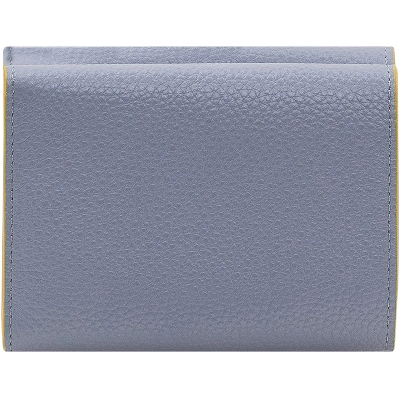 Marni Geldbörse Portafoglio Trifold con Patta e Logo Inciso blau(Image 4)