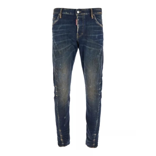 Dsquared2 Sexy Twist' Blue Jeans With Used Effect And Rips I Blue 