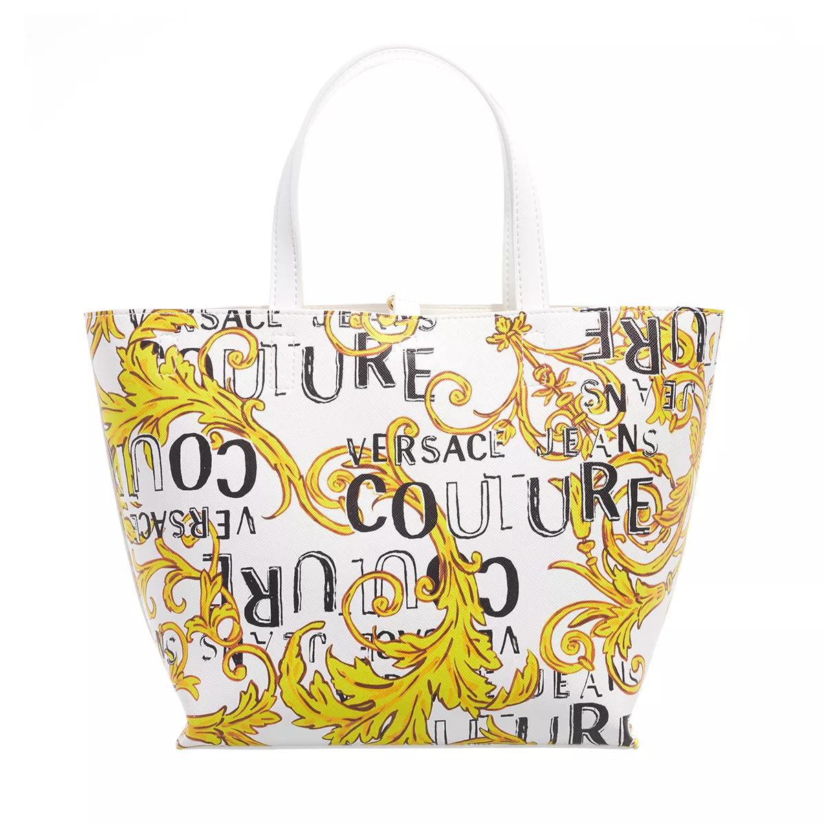 Versace Jeans Couture Sale Versace Jeans Couture Range Z - Reversible Shopper White/Gold | Tote |  fashionette