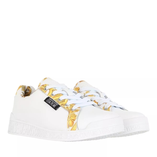 Versace Jeans Couture Linea Fondo Penny Sneaker White Gold Low-Top Sneaker