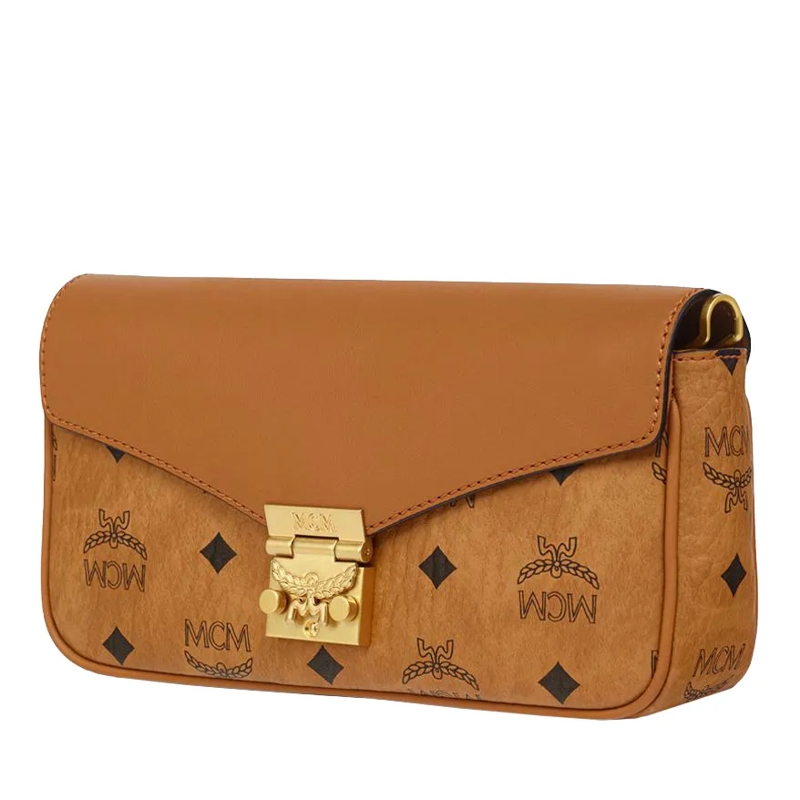 MCM Crossbodytas Tracy Vi Lthr Mix Crossbody Mni Co Cognac(Image 5)