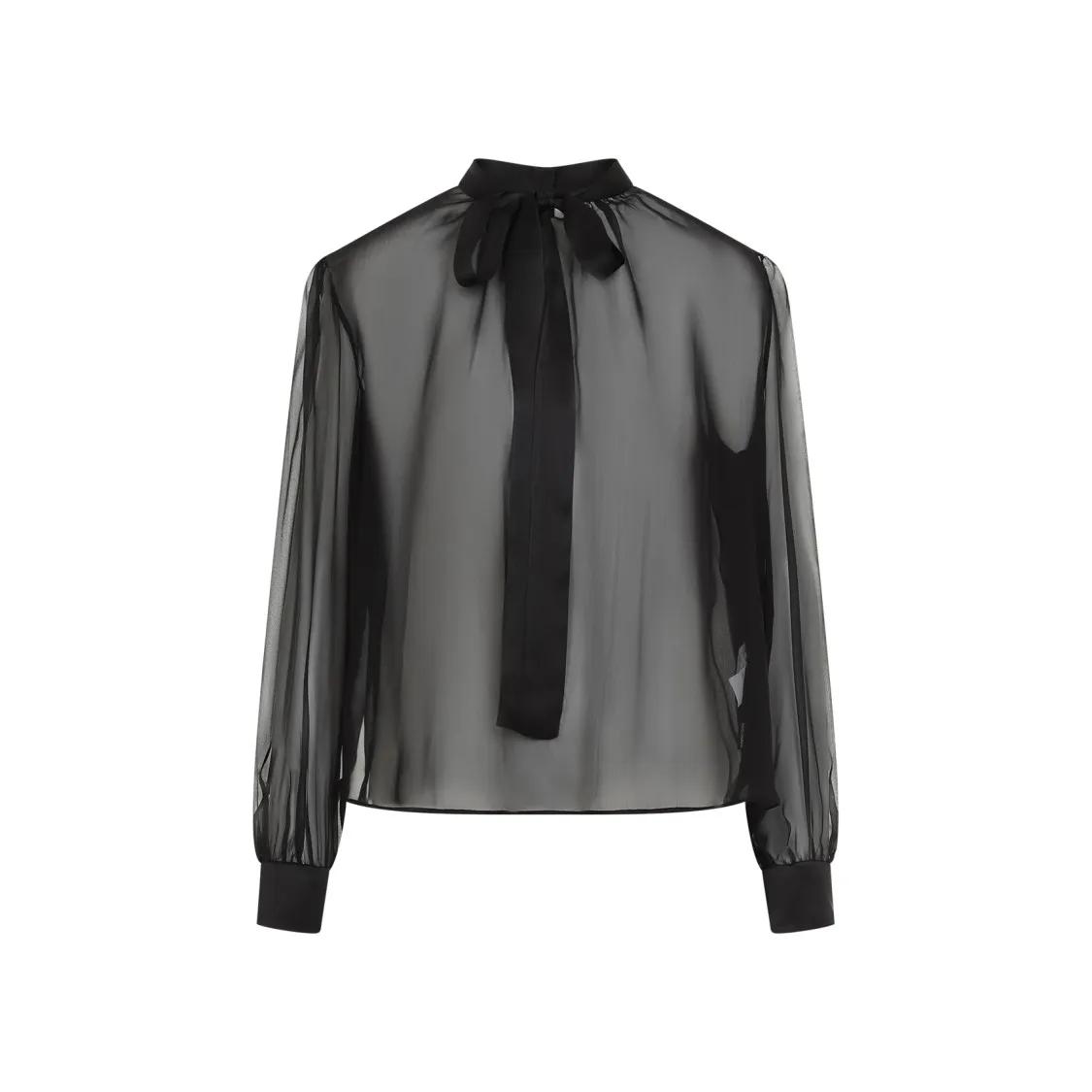 Dolce&Gabbana - Black Silk Blouse - Größe 42 - schwarz