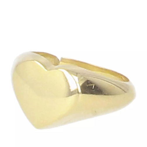 LOTT.gioielli CL Ring Seal Heart Gold Chevalière