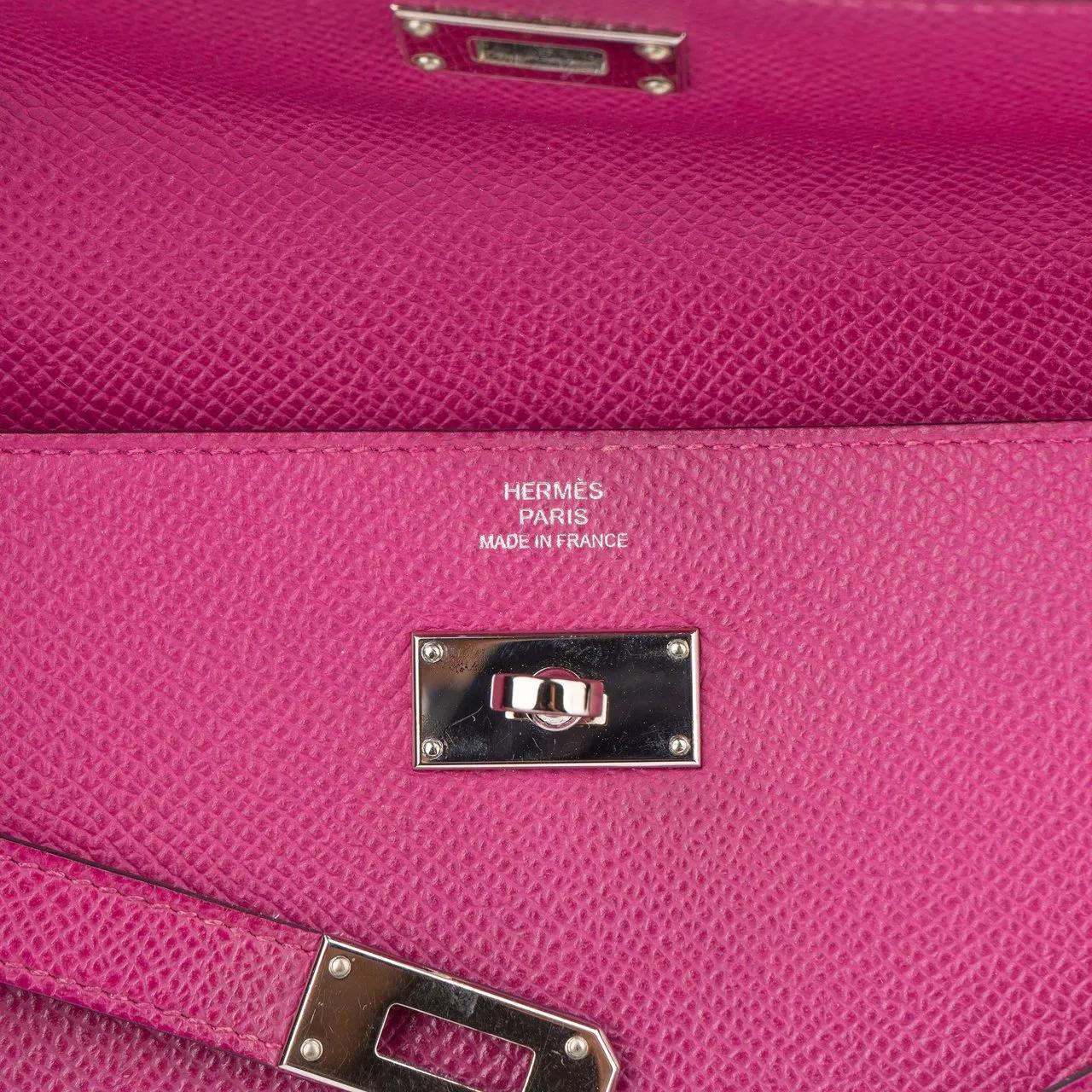 Thumbnail - Hermès Portemonnaie - Hermes Epsom Leather Kelly Wallet - Gr. unisize - in Gold - für Damen