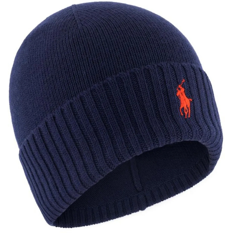 Ralph Lauren Wollschal Hat blau