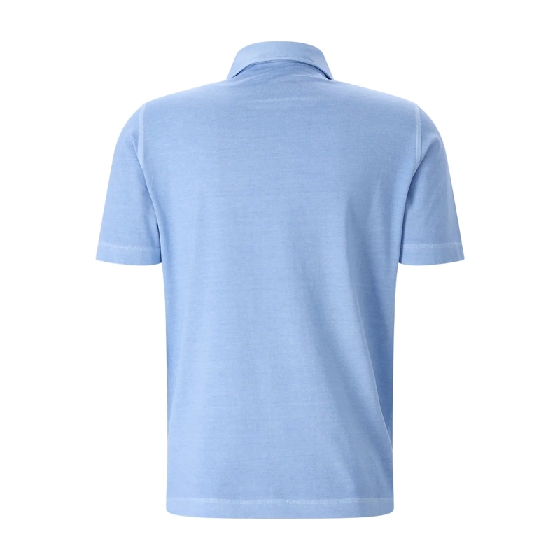 FILIPPO DE LAURENTIIS Poloshirt Poloshirt Jervin aus Baumwolle blau(Image 8)