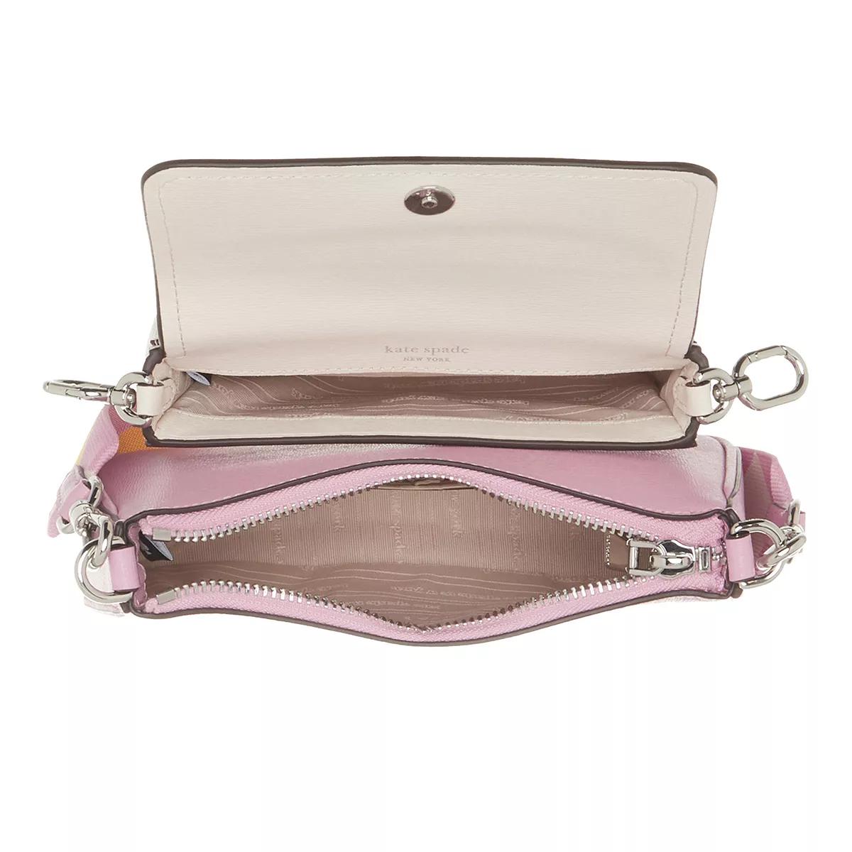 kate spade new york Crossbody bags Double Up Colorblocked Saffiano Leather in poeder roze