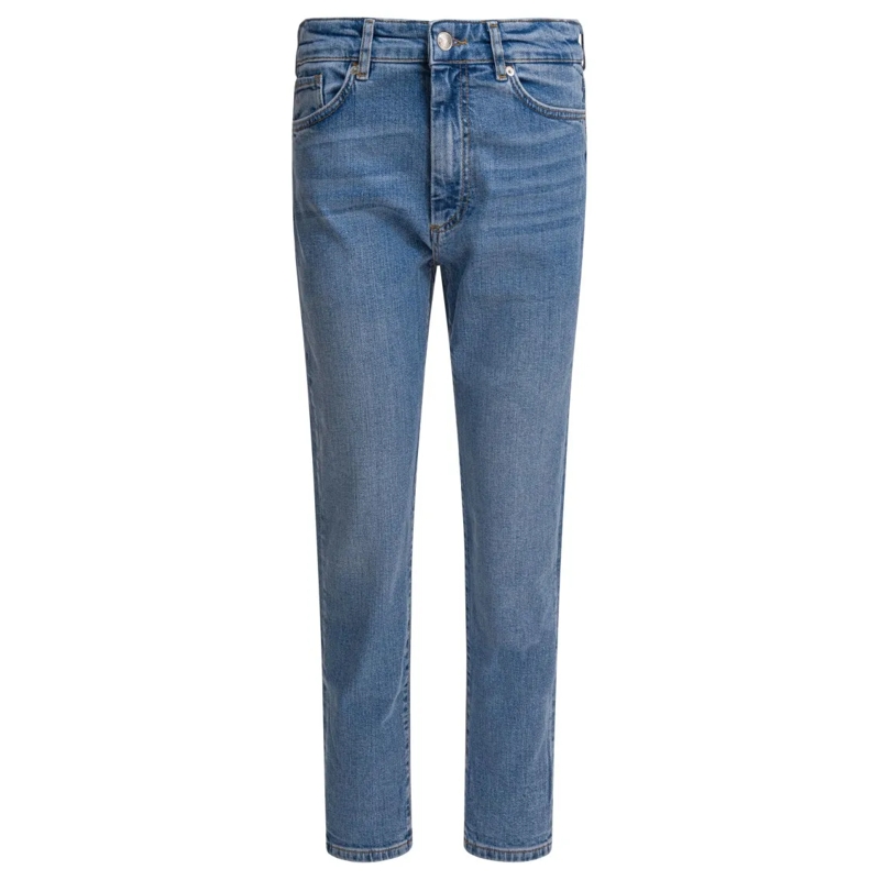 Max Mara Jeans Classic Blue Mid-Rise Jeans Blue