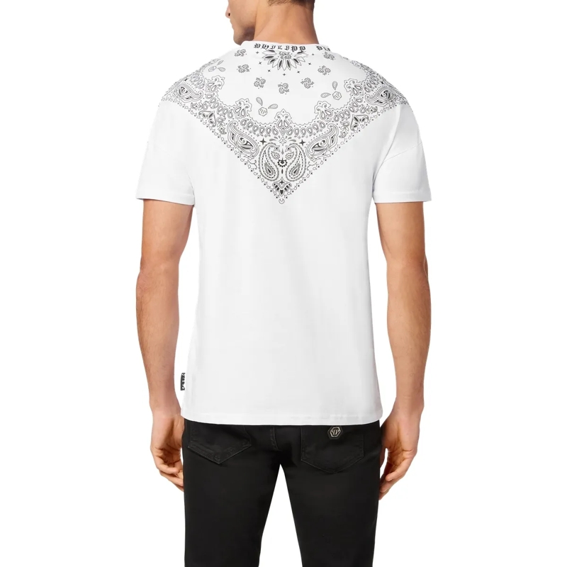 Philipp Plein T-Shirt T-Shirt Paisley weiss(Image 2)