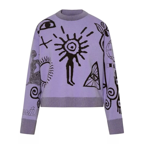Stella McCartney Virgin Wool Blend Sweater Purple 