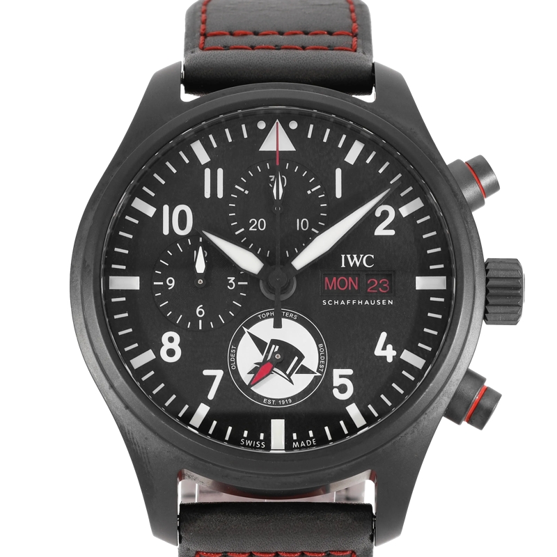 IWC Automatisch Horloge Pilot's Watch Schwarz