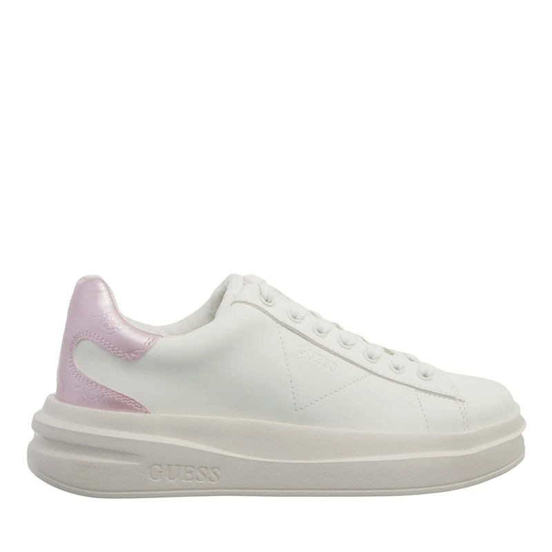 Guess Low-Top-Sneaker Elbina White/Pink
