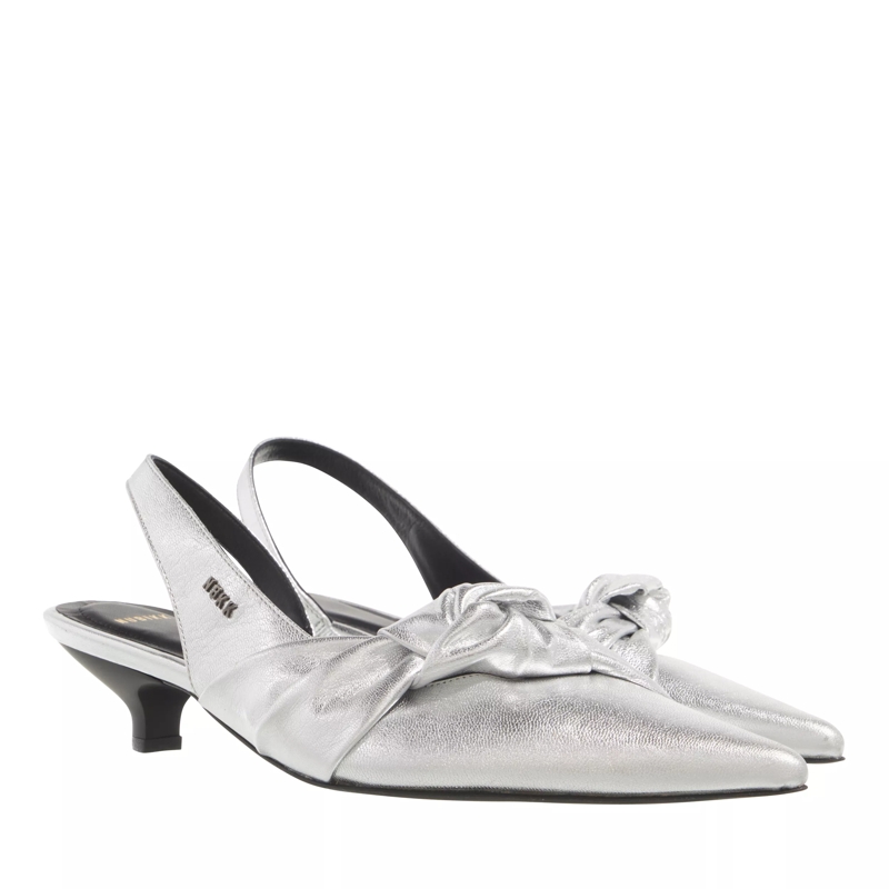 Nubikk Pumps Queenie Ann Silver Metallic Shiny