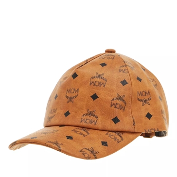 Mcm Men's Visetos Visor Cognac