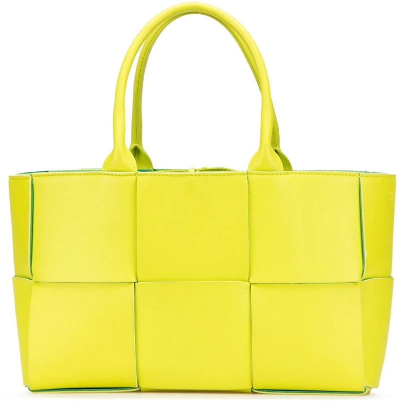 Bottega Veneta Shopper Small Nappa Maxi Intrecciato Arco Tote gelb