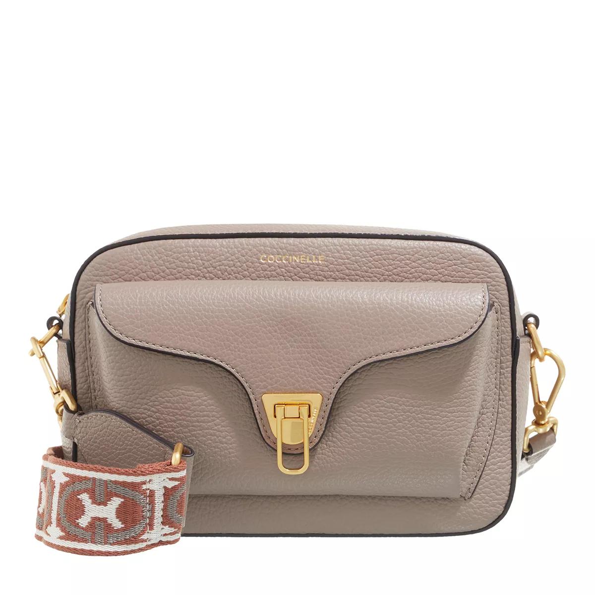 Coccinelle Crossbody Bags - Coccinelle Beat Soft Ribb - Gr. unisize - in Taupe - für Damen