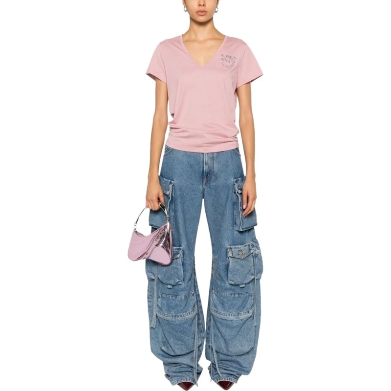 Pinko T-Shirt T-Shirts And Polos Rosa Zefiro rose (Image 5)