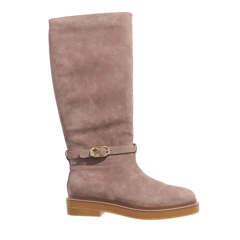 Coccinelle Boots C-Saddle Suede Warm Taupe