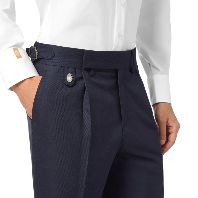 BILLIONAIRE Hose Chino Hose dunkel-blau(Image 4)