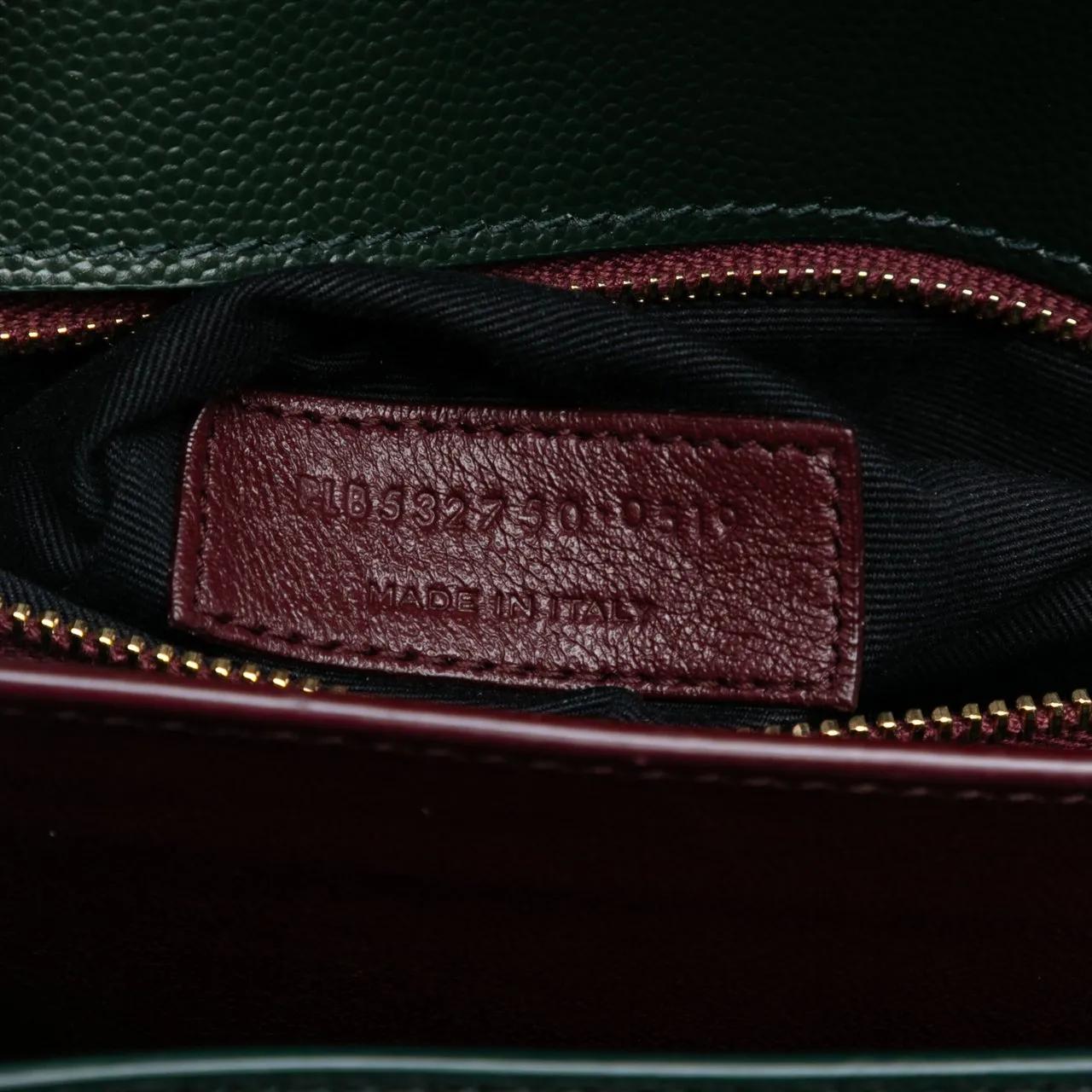 Thumbnail - Saint Laurent Hobo Bags - Grain De Poudre Monogram Cassandra Clasp Bag - Gr. unisize - in Grün - für Damen