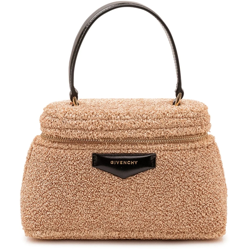 Givenchy Necessaire Borsa Antigona Vanity con Manico Singolo e Zip beige