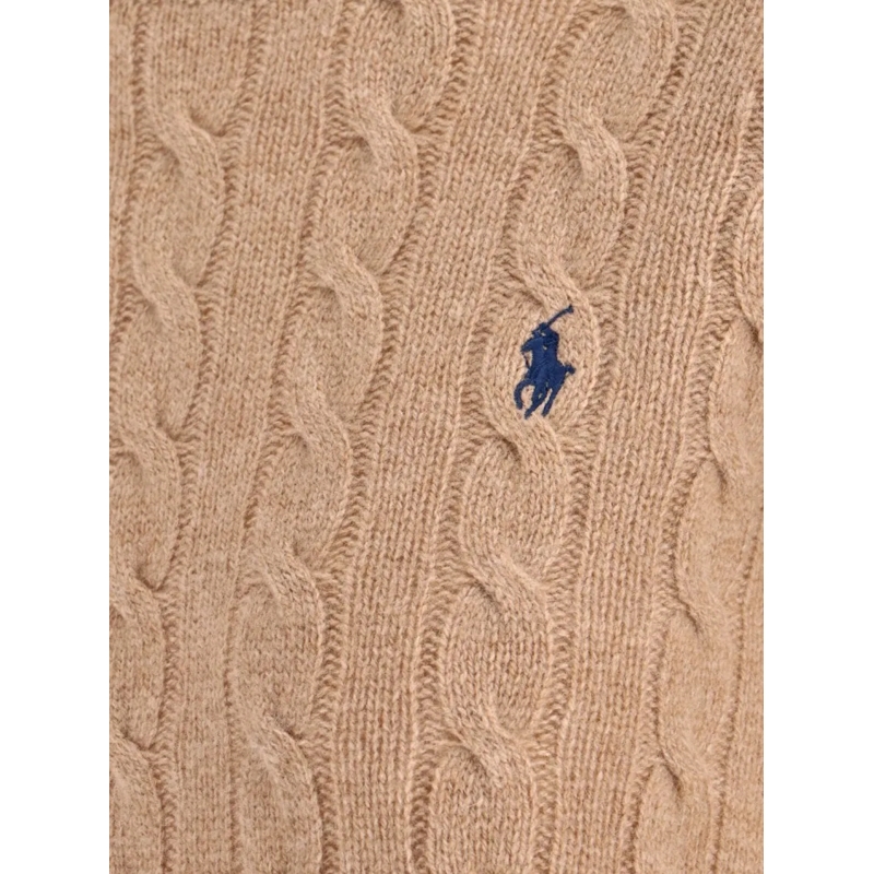 Polo Ralph Lauren Trui Pullover aus Kaschmir-Woll-Mix Brown(Image 3)