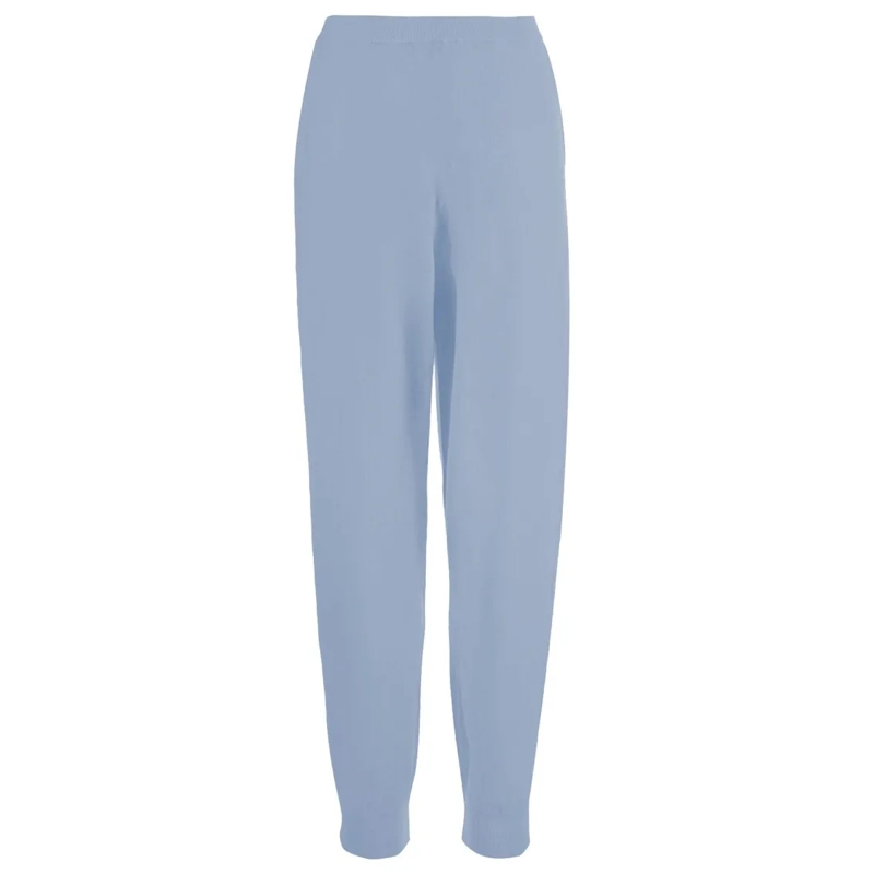 Allude Jogginghose Wool And Cashmere Blend Pants With Elasticated Edg Blue