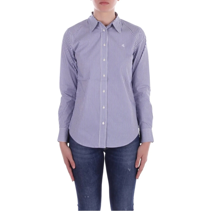 Ralph Lauren Overhemd Shirts Blu White blau