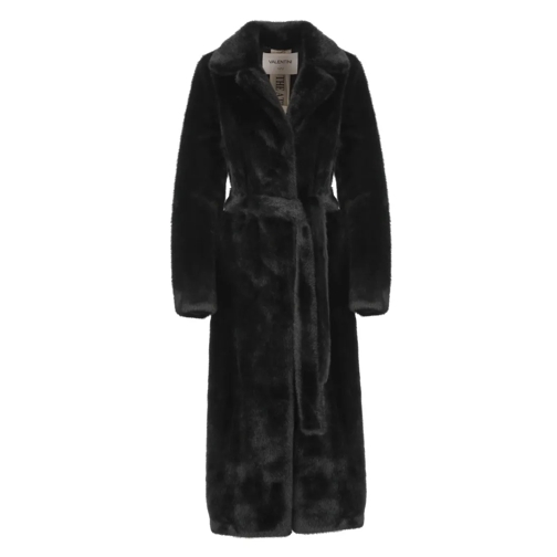 Valentini 1972  Eco Mink Coat Black