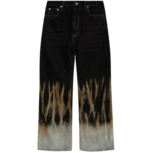 Drkshdw Jeans Denim Trousers With Print Black