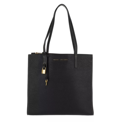 Marc Jacobs The Grind Shopper Tote Bag Black/Gold Shopper