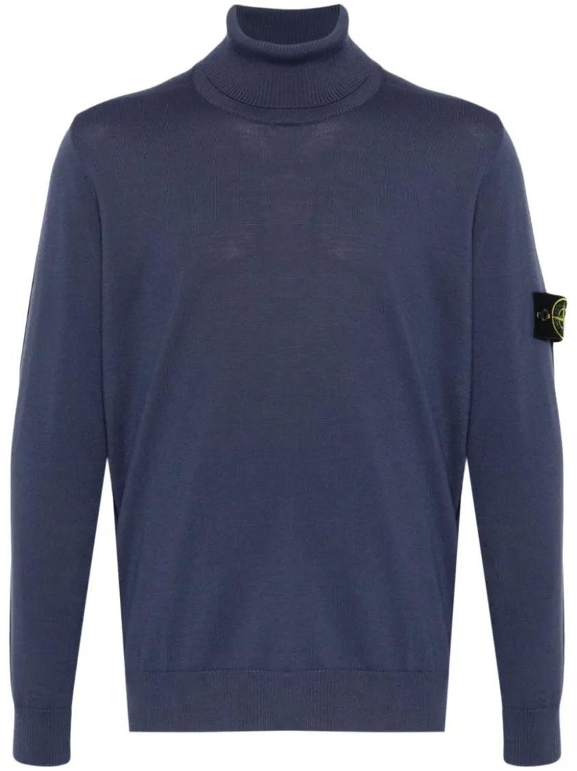 Stone Island - Light Pure Jumper - Größe L - blau