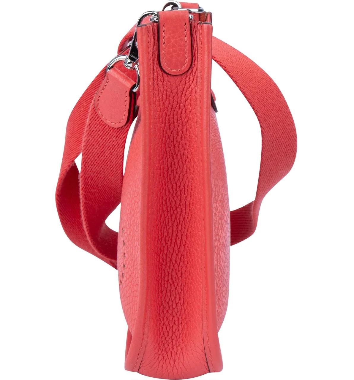 Thumbnail - Hermès Crossbody Bags - Hermes Rose Jaipur Clemence Evelyne 16 Crossbody B - Gr. unisize - in Bunt - für Damen