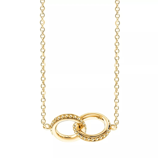 Pukka Berlin Marika Interlock Necklace Yellow Gold Mellanlångt halsband