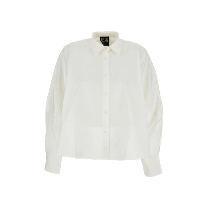 Irie' Chemise Crisp White Shirt With Structured Collar And Tailo White