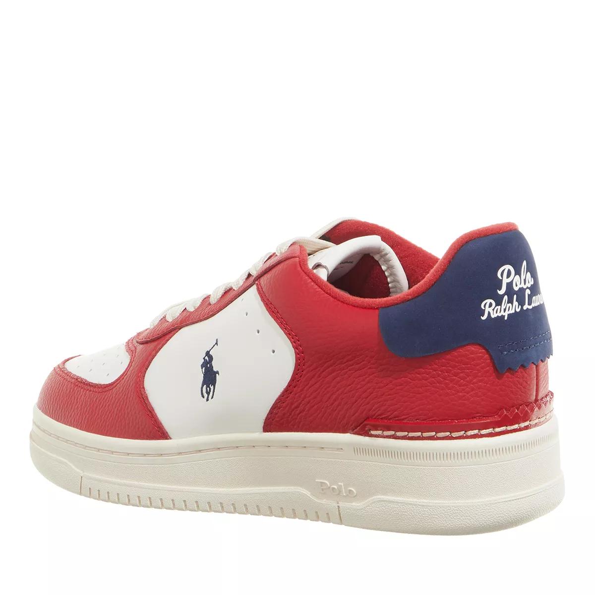 Polo ralph hot sale lauren red sneakers