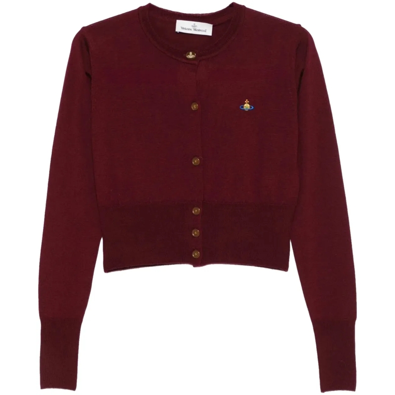 Vivienne Westwood T-shirt Bea Cropped Cardi Brick rot