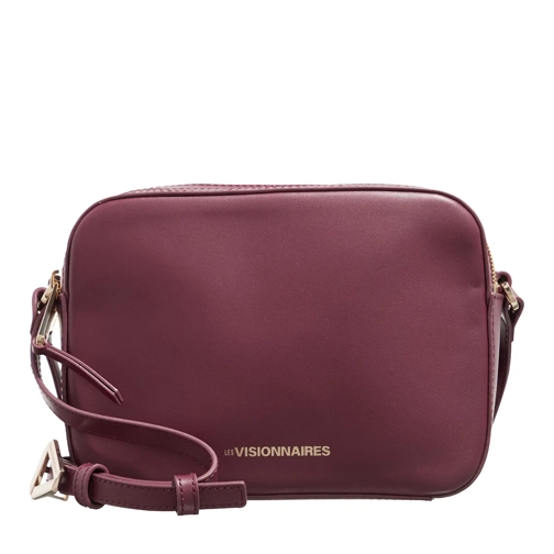 LES VISIONNAIRES Georgina Smooth Cranberry Red Cross body-väskor