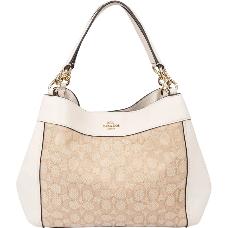 Coach Tote Coach Classic Monogram Lexy Shoulder Bag weiß