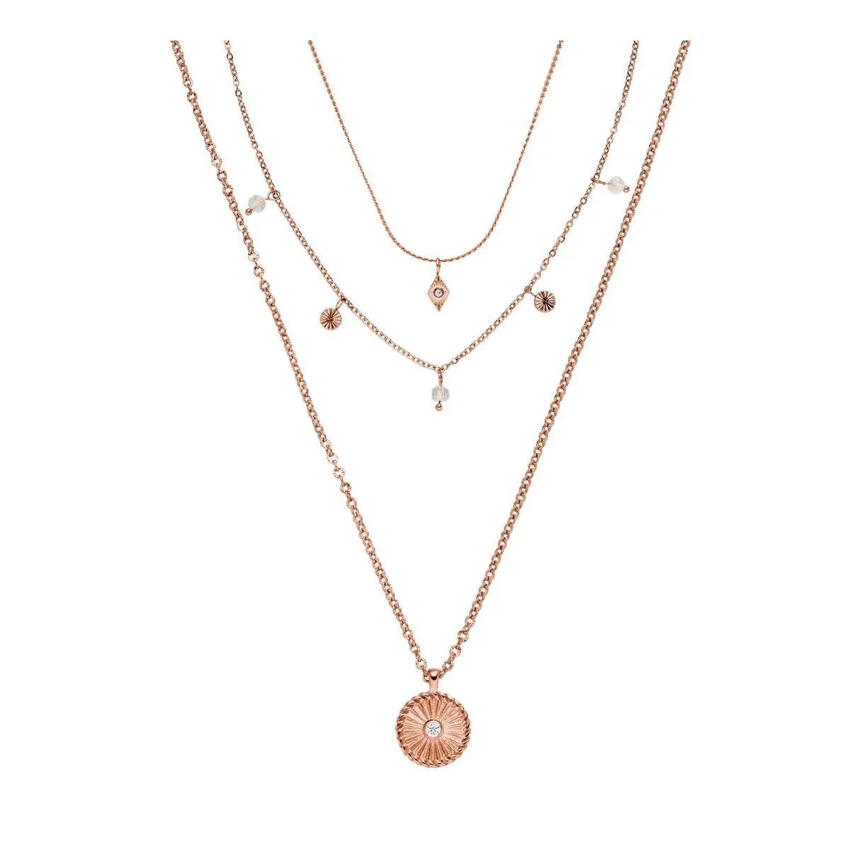 Purelei Set Collane Kaipo – 3 Collane Multistrato In Acciaio Inossidabile Oro 18K – Regolabili 40/55 Cm - 2