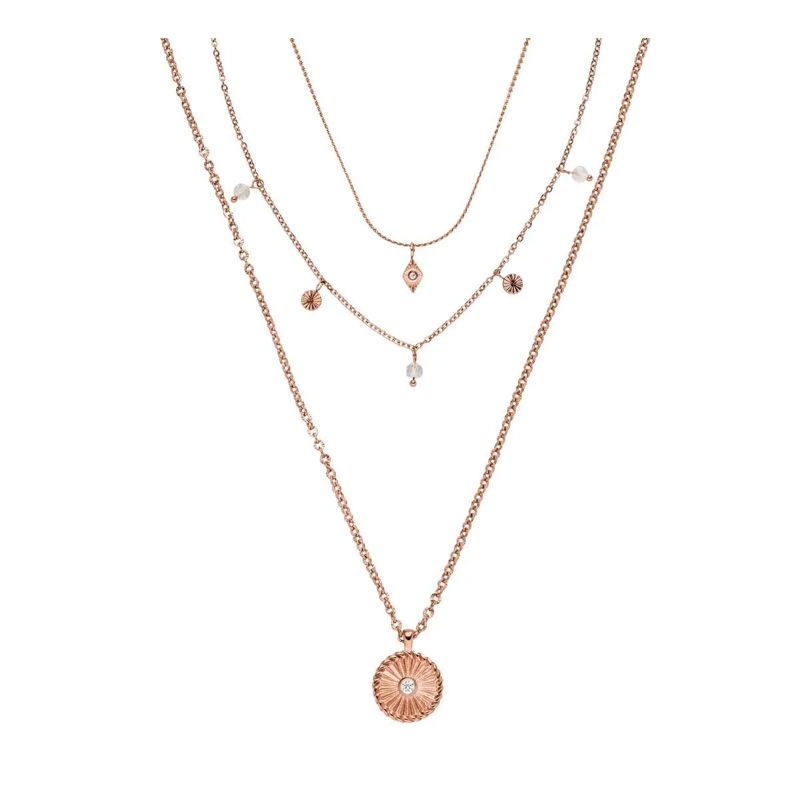 Purelei Mittellange Halskette Halsketten-Set Kaipo rose