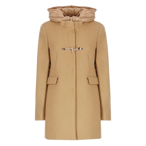 Fay  Toggle Coat Brown