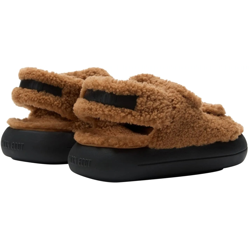 Moonboot Sandalen Shearling Sandal Boots weiß(Image 6)