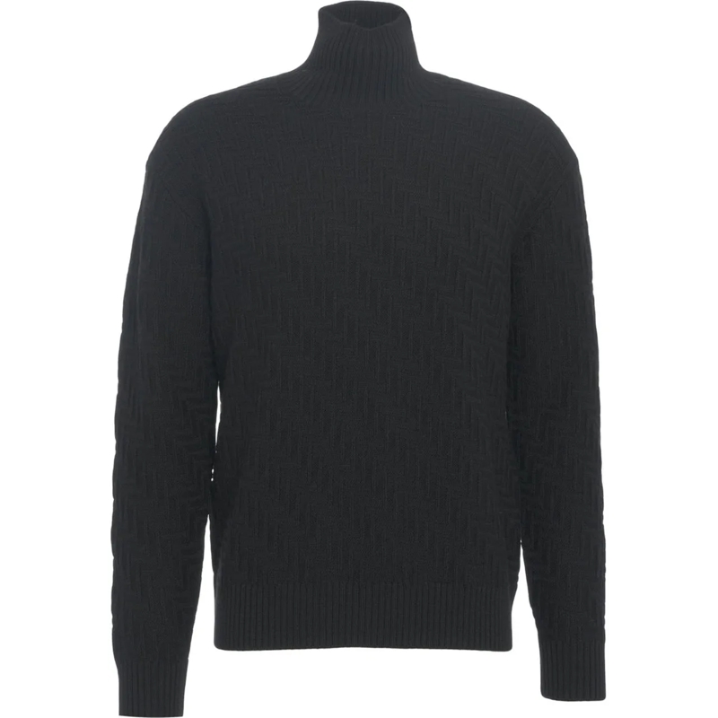 Paolo Pecora  Pullover with turtleneck schwarz